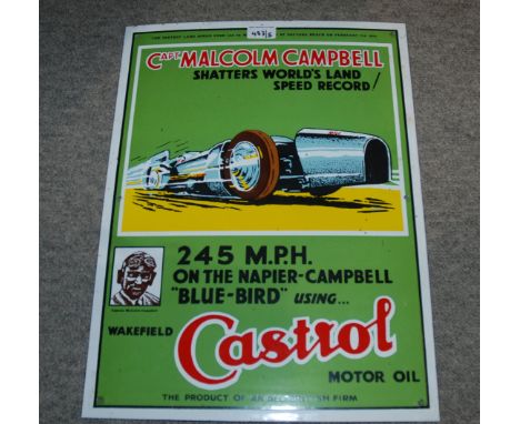 Five various enamel advertising signs, 51 x 38cm and smaller (5) Condition Report: Available upon request