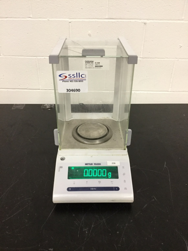 Mettler Toledo New Classic MS Analytical Balance, SN: B008013001 ...