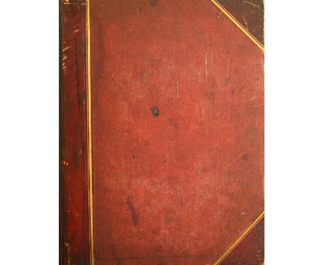 SCRAP ALBUM, large folio, with engravings after J. M. W. Turner, plus topographical, portrait &amp; humorous prints.