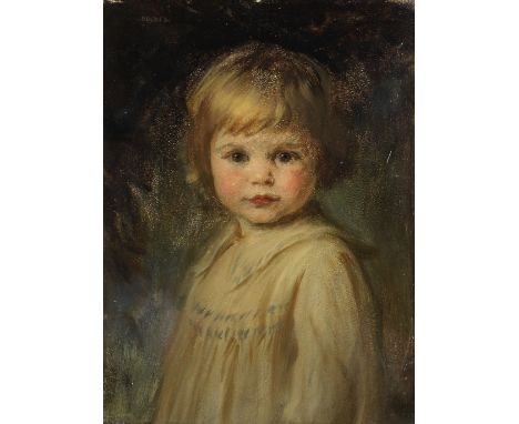 Charles A. Buchel (British, 1872-1950)Portrait of Philip, the artist's son signed 'BUCHEL' (upper left); signed and inscribed