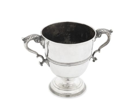 An 18th century Irish provincial silver  two-handled cupDaniel McCarthy, Cork, circa 1780, maker's mark DMC and stamped STERL