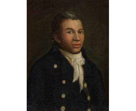 19th Century SchoolPortrait of a gentlemanoil on panel  42.8 x 33.6cm (16 7/8 x 13 1/4in).For further information on this lot