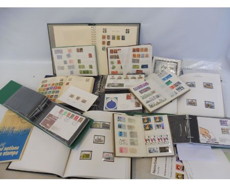 A good collection of stamps including penny reds, plus a quantity of first day covers.
