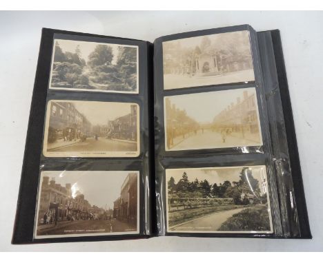 An album of approx. 115 original postcards mostly of Kidderminster, plus two photographs of the town, also Bromyard and Worce