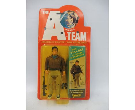 An original Galoob A Team carded figure, 'Murdock', overall very good condition, card very good, some light creasing.