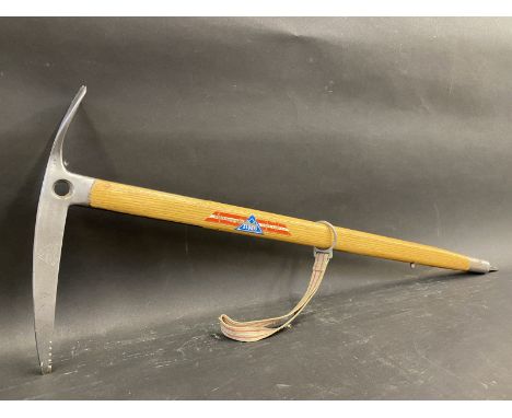 A good quality Stubai ice axe bearing the name 'Nanga Parbat'. 