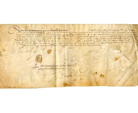 MONTMORENCY ANNE DE: (1493-1567) Duke of Montmorency. French soldier, statesman and diplomat who became a Marshal of France a