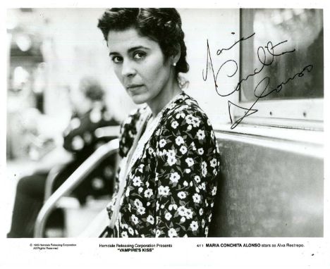 HORROR FILMS: Selection of signed 8 x 10 photographs and very slightly smaller (1) by various film actors and actresses, the 