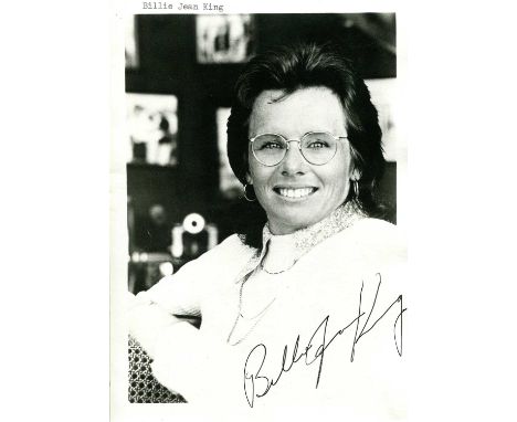 TENNIS: Selection of signed clipped pieces, cards, album pages, signed photograph (1), some vintage, by various tennis player