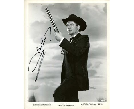 ACTORS: A good selection of signed 8 x 10 photographs by various film actors comprising Glenn Ford (in costume as Yancey Crav