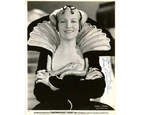 WILLIAM SHAKESPEARE ADAPTATIONS: A good selection of signed 8 x 10 photographs by various film and stage actors and actresses