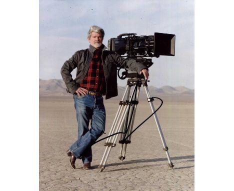 LUCAS GEORGE: (1944- ) American film Director. Best known for creating the Star Wars and Indiana Jones film franchises. Signe