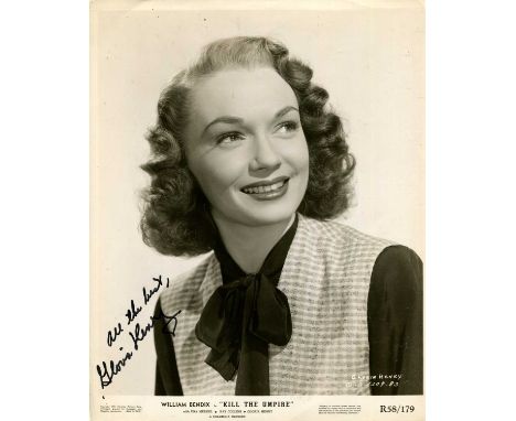SPORTS DRAMAS: A good selection of signed 8 x 10 photographs and slightly smaller (1) by various film and television actors a