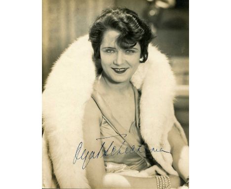 TSCHECHOWA OLGA: (1897-1980) Russian-German actress who was believed to have been close to Nazi Minister of Propaganda Joseph