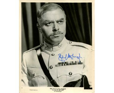 WAR FILMS: Selection of signed 8 x 10 photographs by various film and television actors, each of the images depicting them in