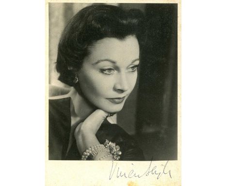 LEIGH VIVIEN: (1913-1967) English actress, Academy Award winner for Best Actress in 1939 for her role as Scarlett O’Hara in G