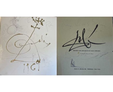 DALI SALVADOR: (1904-1989) Spanish surrealist artist. An extraordinary signed and inscribed presentation copy of Dali, edited