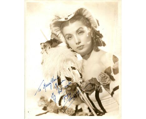 TOUMANOVA TAMARA: (1919-1996) Russian-born, Georgian and later American ballet Dancer. A renowned prima Ballerina and also Ac