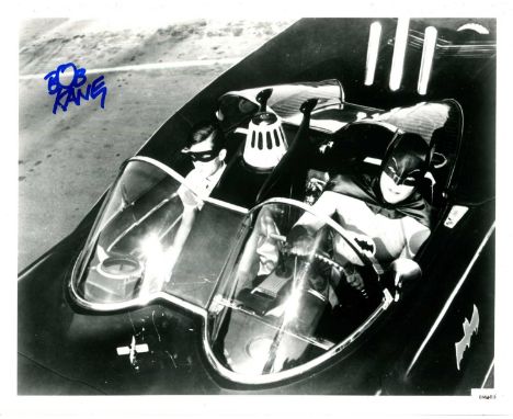 KANE BOB: (1915-1998) American comic book writer and animator, the co-creator of the superhero Batman. A good signed 10 x 8 p