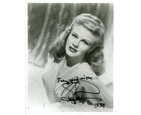 ROGERS GINGER: (1911-1995) American dancer and actress, Academy Award winner for Best Actress in 1940 for her role as Katheri