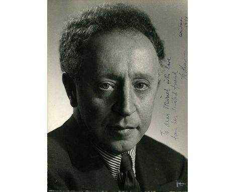 RUBINSTEIN ARTHUR: (1887-1982) Polish-American Pianist. Widely regarded as one of the greatest pianists of the 20th century a