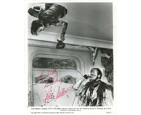 THE PINK PANTHER: Peter Sellers (1925-1980) English actor and comedian. Signed and inscribed 8 x 10 photograph of Sellers sta