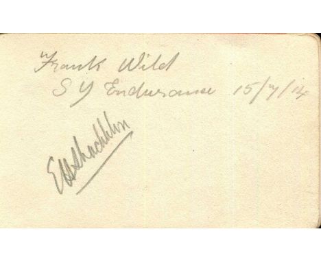 AUTOGRAPH ALBUMS: Two autograph albums containing a total of ten signatures (all good examples, most in fountain pen inks) by