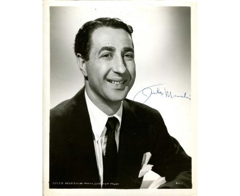MUNSHIN JULES: (1915-1970) American actor, comedian and singer, remembered for his role as Ozzie, the United States Navy sail