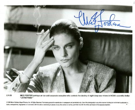 SCIENCE FICTION: Selection of signed 8 x 10 photographs and very slightly smaller (1) by various film actors and actresses, e