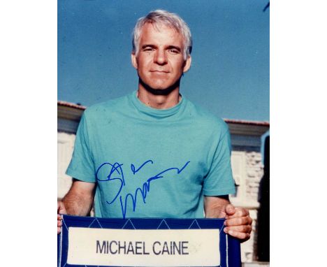 MARTIN STEVE: (1945- ) American actor and comedian, the recipient of an Honorary Academy Award. A scarce signed colour 8 x 10