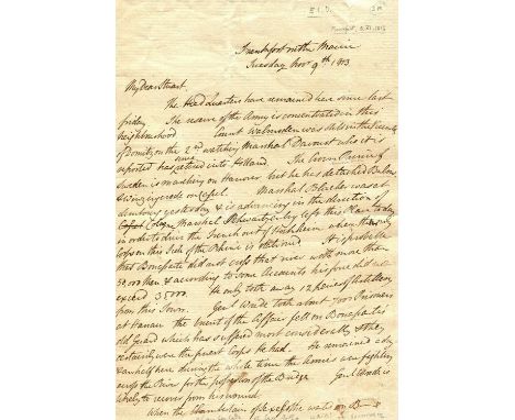 [NAPOLEONIC WARS]: DISBROWE EDWARD CROMWELL (1790-1851) British politician and diplomat attached to Sir Charles Stuart during