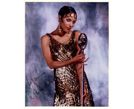 ACTORS PORTRAYING FAMOUS SINGERS: A good selection of signed 8 x 10 photographs and slightly smaller (1) and larger (1) by va