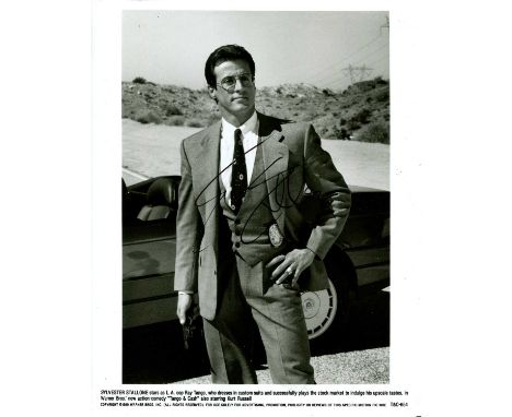 STALLONE FAMILY: Sylvester Stallone (1946- ) American Actor, an Academy Award nominee. Signed 8 x 10 photograph of Stallone s