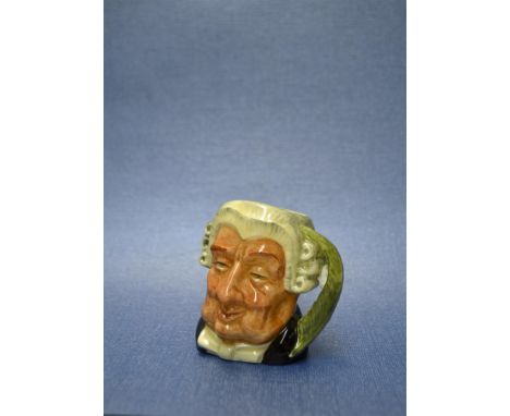 Glazed Porcelain Decorated, hand created, hand painted, featuring The Lawyer Mug. Introduced in 1958 by Doulton &amp; Co. Vin