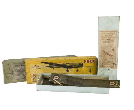 Frog, Arrow Aircraft boxes and Warneford Model Aircraft, Frog Vickers Wellesley including winder and instructions, Arrow Airc