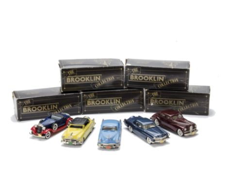 Brooklin 1/43 White Metal Models, BRK.11 Lincoln Continental, BRK.29 Kaiser Manhattan, BRK.18 Packard Clipper, BRK.30 Dodge R