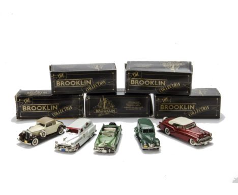 Brooklin 1/43 White Metal Models, BRK.30a Dodge Royal Convertible, BRK.9 Ford Sedan Delivery, BRK.6 Packard Light 8 Coupe, BR
