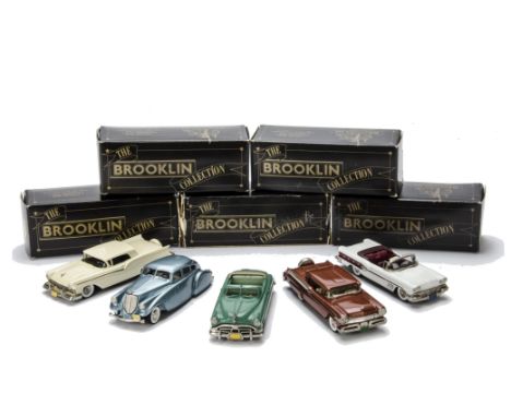 Brooklin 1/43 White Metal Models, BRK.35 Ford Fairlane Skyliner, BRK.28 Mercury Turnpike Cruiser, BRK 36 Hudson Hornet, BRK.2