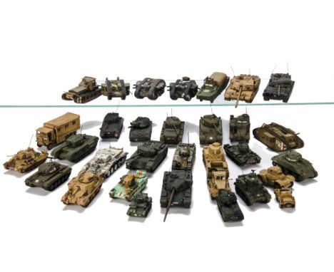 1:72 Kitbuilt Military Models, finished and painted to a very good standard, some weathered, possibly Hasegawa kits, includes