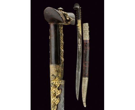 A yatagan, dating: 19th Century, provenance: Turkey, dating: 19th Century, provenance: Turkey, Typical, single-edged blade de