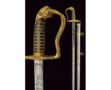 A civil guard sword, dating: last quarter of the 19th Century, provenance: Papal States, dating: last quarter of the 19th Cen