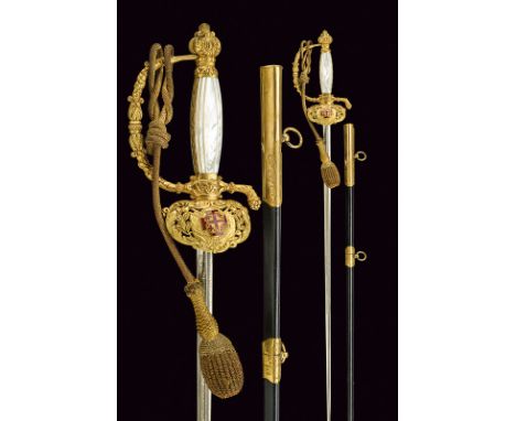 A small sword of the Order of the Holy Sepulchre, dating: circa 1900, provenance: Italy, dating: circa 1900, provenance: Ital