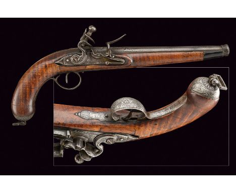 A flintlock pistol, dating: first quarter of the 19th Century, provenance: Caucasia, dating: first quarter of the 19th Centur
