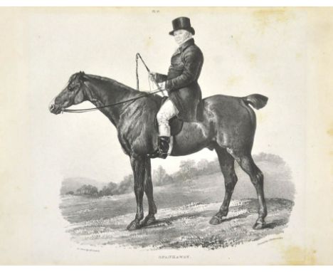 BROADHURST, J.. A comparative view of the form and character of the English racer and saddle-horse during the last and presen