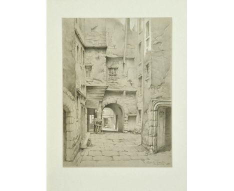 DRUMMOND, James. Old Edinburgh by James Drummond, R.S.A. reproduced in facsimile from his original drawings now in the Nation