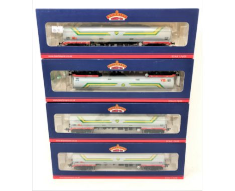 Bachmann : 38-112A TEA Bogie Tank Wagon BP Grey, boxed. (4)   