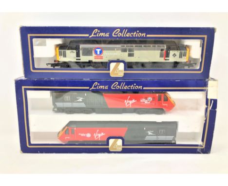Lima : L205096 Diesel Locomotive Class 37 906 Transrail, and L204681 2 Diesel Locomotive Box Set 43100 and 43101 Virgin, both