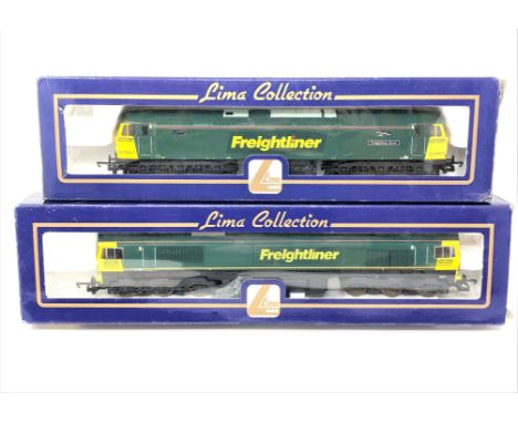 Lima : L205250 Diesel Locomotive Class 57 007 Freightliner Bond 57007, together with another similar locomotive numbered 6650