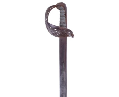 Scarce 1821 Heavy Cavalry Officers Undress Pattern Sword, pipe back blade etched HAMBURGER & Co, 30 King St, Covent Garden, L