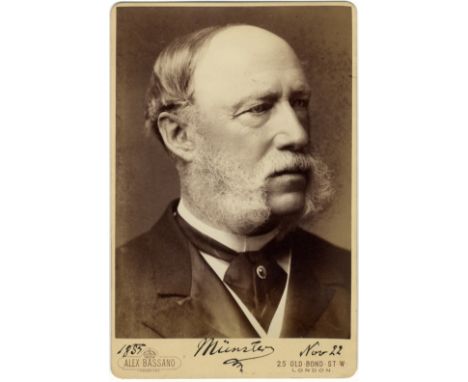 FITZCLARENCE WILLIAM: (1824-1901) 2nd Earl of Munster. British Peer and the grandson of King William IV (by his long time mis